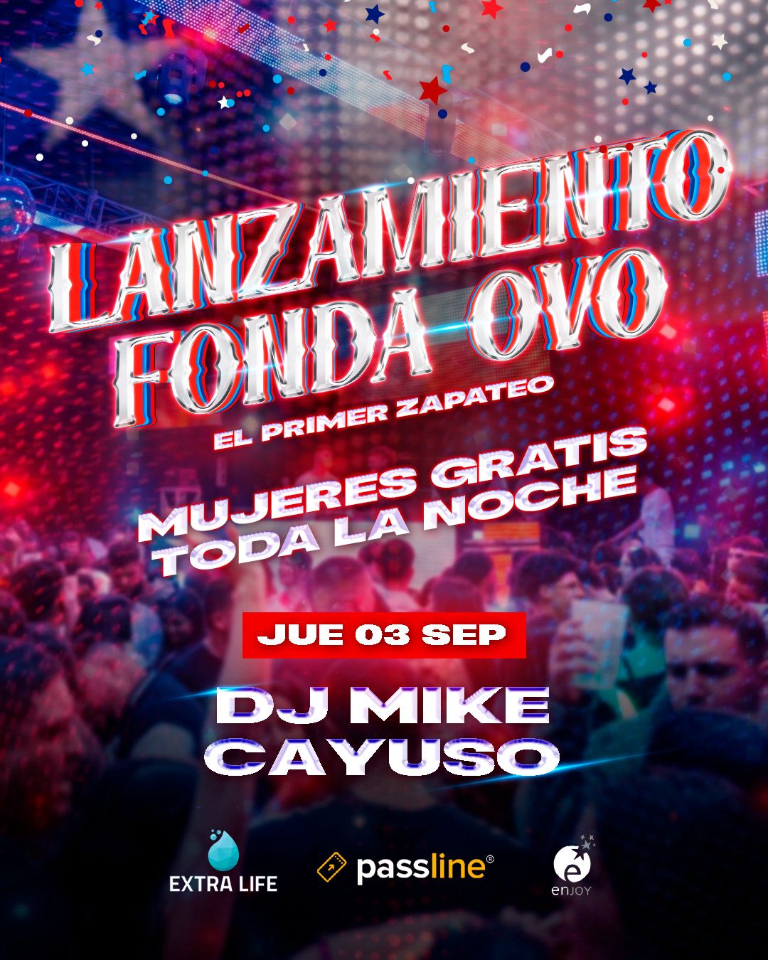 Lanzamiento Fonda OVO Jueves 3 Septiembre - OVO Night Club